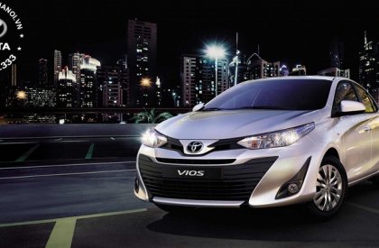 Toyota Vios 1.5G 2020 - Bán xe Toyota Vios 1.5G 2020, màu bạc, giao ngay, trả góp 90%, KM lớn