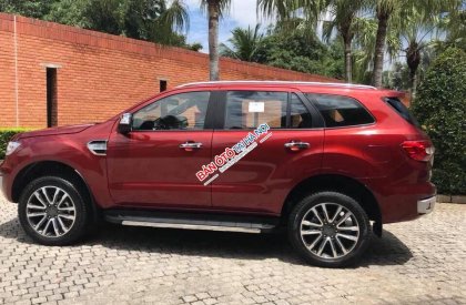 Ford Everest  AT 2018 - Bán Ford Everest 2018, màu đỏ, nhập khẩu nguyên chiếc, hỗ trợ trả góp 80% giá trị xe