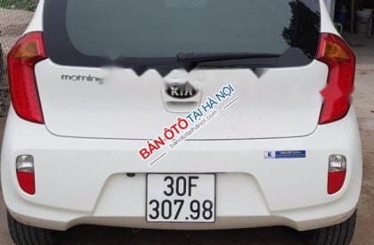 Kia Morning S 2014 - Cần bán xe cũ Kia Morning S sản xuất 2014, màu trắng