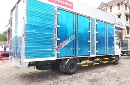 Hino 500 Series FC9JNTA 2017 - Bán xe Hino 6,4 tấn FC9JNTA Euro 4 thùng dài 7,3m, cao 2,5m. Khuyến mãi 100% lệ phí trước bạ + 1000 lít dầu Euro 4