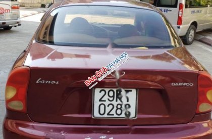 Daewoo Lanos SX 2003 - Cần bán xe Daewoo Lanos SX 2003, màu đỏ, giá chỉ 65 triệu