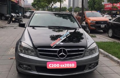 Mercedes-Benz C class C200   2010 - Cần bán Mercedes-Benz C class sx 2010, màu xám (ghi) nhập khẩu nguyên chiếc