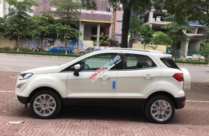 Ford EcoSport 1.5l titanium 2018 - Cần bán xe Ford EcoSport 1.5l Titanium đời 2018, màu trắng giá sock T12, hỗ trợ giao toàn quốc
