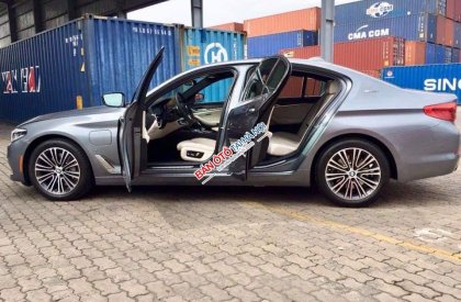 BMW 5 Series 530E  2018 - Cần bán xe BMW 530E Hybrid iPerformance năm 2018, màu bạc, nhập khẩu nguyên chiếc