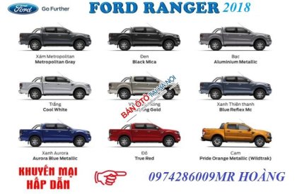 Ford Ranger XLS 4x2 AT 2018 - An đô Ford bán Ford Ranger đủ các phiên bản Ranger XLS AT, MT (Wildtrack Bi turbo) giá tốt giao xe ngay LH 0974286009