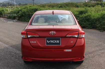 Toyota Vios 1.5G 2020 - Cần bán xe Toyota Vios 1.5G 2020, màu đỏ, giao ngay. Giá ưu đãi, trả góp 80%, KM hấp dẫn