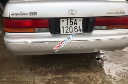 Toyota Crown 1992 - Cần bán lại xe Toyota Crown sản xuất năm 1992, màu bạc, nhập khẩu 