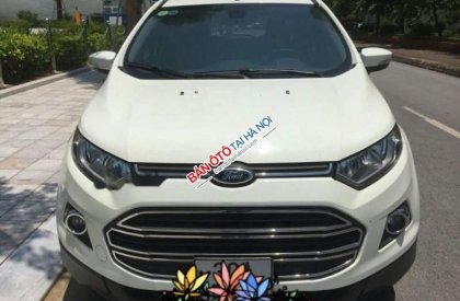 Ford EcoSport   Titanium 2014 - Cần bán xe Ford EcoSport Titanium đời 2014, màu trắng chính chủ, giá 495tr