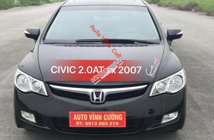 Honda Civic 2.0AT 2007 - Bán Honda Civic 2.0AT năm 2007, màu đen
