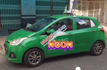 Hyundai Grand i10   2014 - Bán Hyundai Grand i10 2014, màu xanh lục, nhập khẩu  