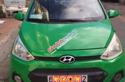 Hyundai Grand i10   2014 - Bán Hyundai Grand i10 2014, màu xanh lục, nhập khẩu  