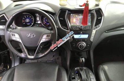 Hyundai Santa Fe   2.4AT   2015 - Bán ô tô Hyundai Santa Fe 2.4AT 2015, màu đen
