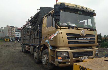 Xe tải Trên 10 tấn 2015 - Bán xe tải SHACMAN 4 chân, 18 tấn đời 2015, màu vàng, nhập khẩu TQ