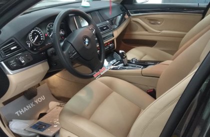 BMW 5 Series 520i 2013 - Bán BMW 520I máy xăng 2.0 màu nâu/kem sản xuất 2013, biển Hà Nội