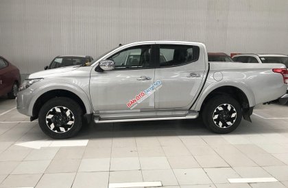 Mitsubishi Triton GLS 2018 - Bán Mitsubishi Triton 4x4 sản xuất 2018, màu bạc, nhập khẩu, 605tr