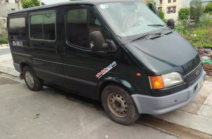 Ford Transit 2000 - Cần bán Ford Transit đời 2000, 6 chỗ, không niên hạn màu xanh  