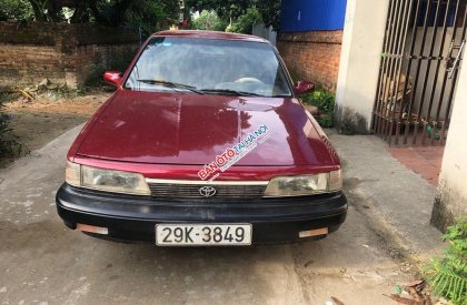 Toyota Camry   1990 - Cần bán xe Toyota Camry đời 1990, màu đỏ, nhập khẩu