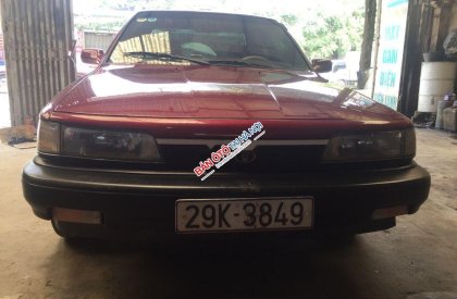 Toyota Camry   1990 - Cần bán xe Toyota Camry đời 1990, màu đỏ, nhập khẩu