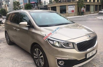 Kia Sedona   2016 - Cần bán Kia Sedona đời 2016, màu vàng