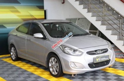 Hyundai Accent  1.4AT  2012 - Bán xe Hyundai Accent 1.4AT đời 2012, màu bạc, nhập khẩu giá cạnh tranh