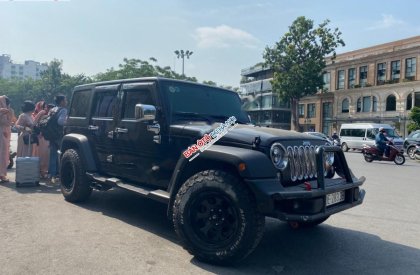 Jeep Wrangler   2015 - Bán Jeep Wrangler Unlimited Sport 3.6 AT sản xuất 2015, màu đen, xe nhập