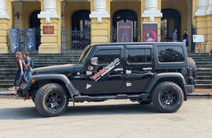 Jeep Wrangler   2015 - Bán Jeep Wrangler Unlimited Sport 3.6 AT sản xuất 2015, màu đen, xe nhập