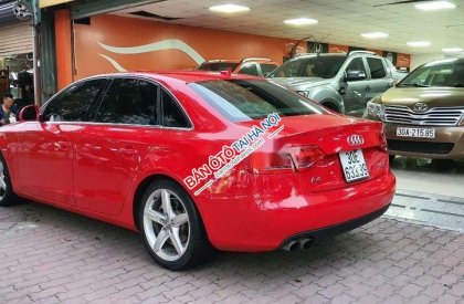 Audi A4 2008 - Cần bán gấp Audi A4 đời 2009, màu đỏ, nhập khẩu, 485tr