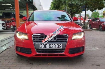 Audi A4 2008 - Cần bán gấp Audi A4 đời 2009, màu đỏ, nhập khẩu, 485tr