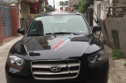 Hyundai Santa Fe SLX 2009 - Cần bán Hyundai Santa Fe SLX sản xuất 2009, màu đen, nhập khẩu 