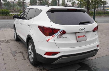 Hyundai Santa Fe 2.4AT  2018 - Bán Hyundai Santa Fe 2.4AT đời 2018, màu trắng chính chủ, giá tốt