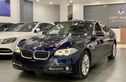 BMW 5 Series   2015 - Bán xe BMW 520i đời 2015, màu xanh lam, xe nhập