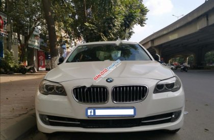 BMW 5 Series   2012 - Cần bán xe BMW 520i đời 2012, màu trắng, xe nhập, giá tốt