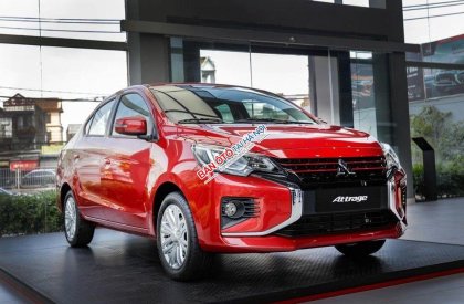Mitsubishi Attrage 2020 - Bán ô tô Mitsubishi Attrage đời 2020, màu đỏ, số sàn, nhập Thái