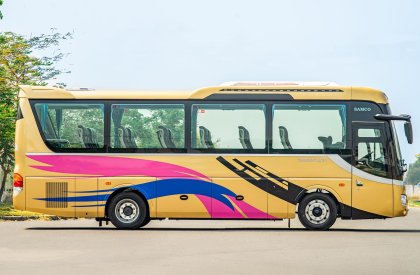 Isuzu NLR 2020 - Bán xe khách Samco Isuzu 29 chỗ ngồi bầu hơi máy sau