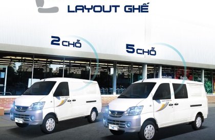 Thaco TOWNER Van 2020 - Xe tải Van Thaco Towner 2 chỗ, 5 chỗ ngồi tải 490 nâng tải 750 và 945 kg vào phố