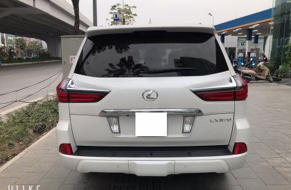 Lexus LX 2016 - Bán Xe Lexus LX570 trắng nội thất kem xe xuất Mỹ sản xuất 2016, đăng ký 2017 bản ful kịch đồ