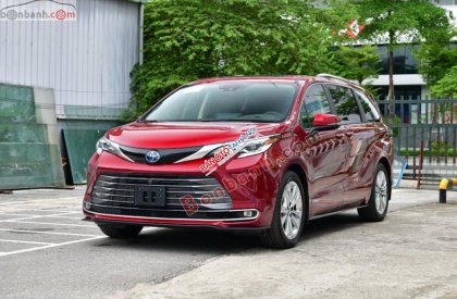 Toyota Sienna   Platinum 2.5 AT AWD  2021 - Cần bán xe Toyota Sienna Platinum 2.5 AT AWD đời 2021, màu đỏ, xe nhập