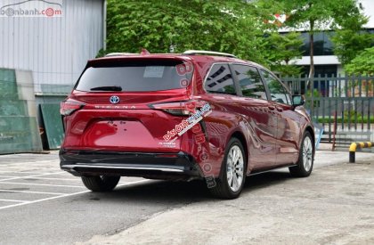 Toyota Sienna   Platinum 2.5 AT AWD  2021 - Cần bán xe Toyota Sienna Platinum 2.5 AT AWD đời 2021, màu đỏ, xe nhập