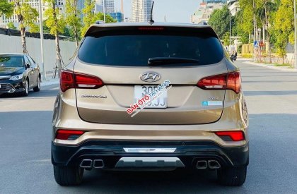 Hyundai Santa Fe    2017 - Bán Hyundai Santa Fe sản xuất năm 2017, màu nâu  
