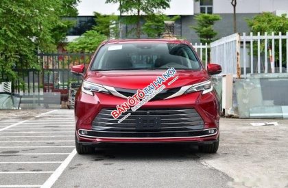 Toyota Sienna Platinum  2021 - Bán xe Toyota Sienna Platinum năm sản xuất 2021, màu đỏ, nhập khẩu nguyên chiếc