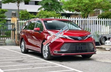 Toyota Sienna Platinum  2021 - Bán xe Toyota Sienna Platinum năm sản xuất 2021, màu đỏ, nhập khẩu nguyên chiếc