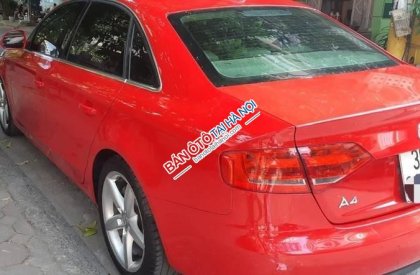 Audi A4 2.0TFSI 2008 - Xe Audi A4 2.0TFSI sản xuất 2008, màu đỏ, nhập khẩu