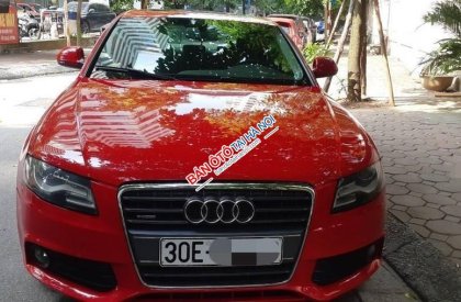 Audi A4 2.0TFSI 2008 - Xe Audi A4 2.0TFSI sản xuất 2008, màu đỏ, nhập khẩu