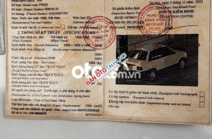 Kia Pride 1999 - Bán ô tô Kia Pride sản xuất năm 1999, màu trắng, giá tốt