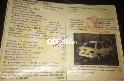 Kia Pride 1980 - Cần bán xe Kia Pride sản xuất năm 1980, màu trắng, giá chỉ 20 triệu