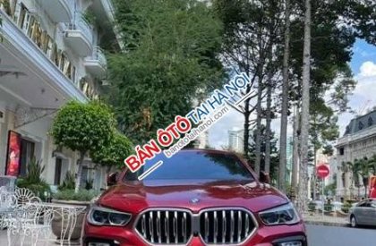 BMW X6 2021 - Bán xe BMW X6 xDrive40i M Sport sản xuất 2021, màu đỏ, nhập khẩu nguyên chiếc