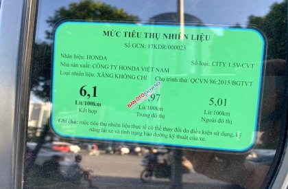 Honda City 2018 - Dòng xe đô thị tiết kiệm nhiên liệu