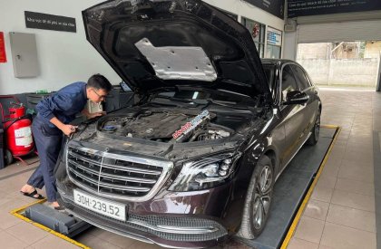 Mercedes-Benz S450 2021 - Màu nâu ruby nội thất kem