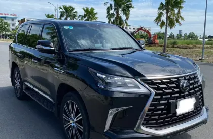 Lexus LX 570 2021 - Bán xe Lexus LX570 Super Sport Trung Đông xịn model 2021 màu Đen nội thất nâu da bò