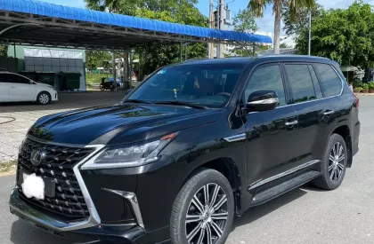 Lexus LX 570 2021 - Bán xe Lexus LX570 Super Sport Trung Đông xịn model 2021 màu Đen nội thất nâu da bò